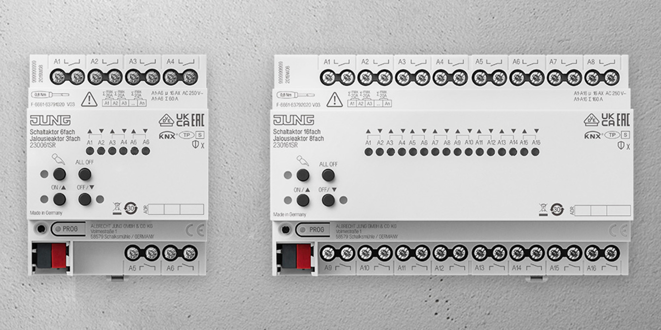 KNX Schalt- und Jalousieaktoren bei Merz GmbH in Erlangen