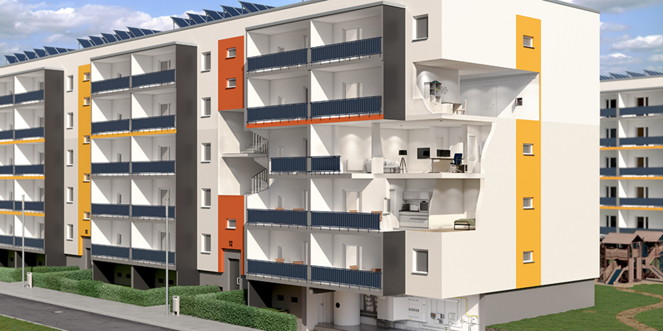 Elektroinstallation im Wohnungsbau bei Merz GmbH in Erlangen
